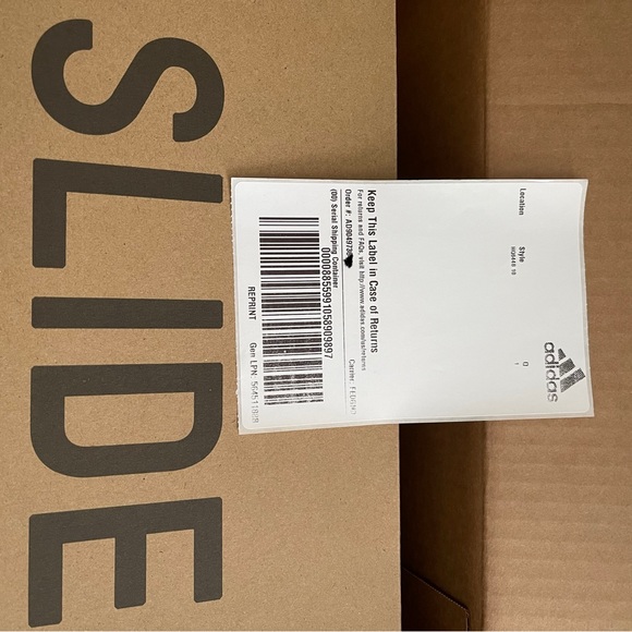 Adidas Yeezy Slide - Black, Onyx, Deadstock (DS) - Picture 8 of 8